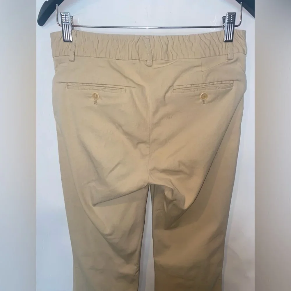 Theory Khaki Wide‎ Leg Flare trouser Tall Long
